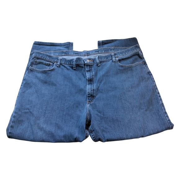 Wrangler Jeans Mens 48x30 High Rise ​Relaxed Fit Plus Size Cowboy Casual - Picture 1 of 11